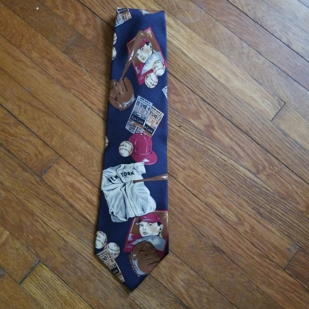 Fashion Neckwear Vintage New York Yankees Tie